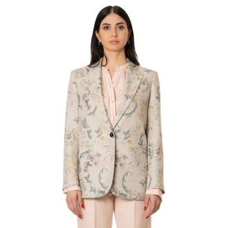 Forte_Forte Giacca fiorata - female - Forte Forte - Blazers - Purple - S - Jackets