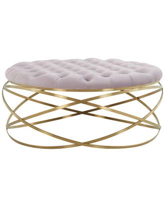 Safavieh Couture Rumi Tufted Velvet Ottoman