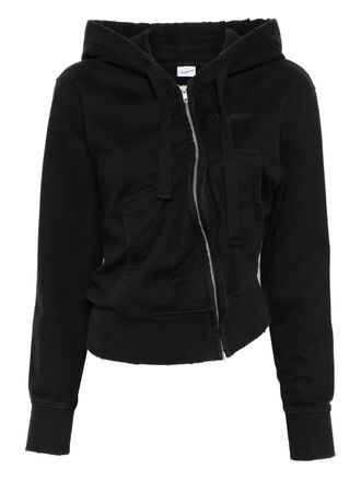 Vaquera Hoodie met gedraaid design - Zwart