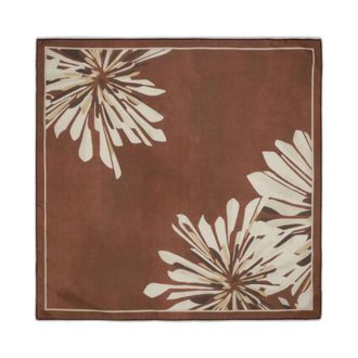 Brunello Cucinelli Foulard in Seta Stampata - - Accessories - unisex - Rosso - ONE SIZE