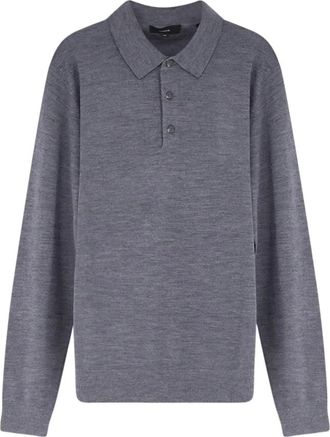 Vince Polo in lana - - Tops - Uomo - Grigio - XL