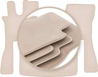 OEM Alfombrillas Premium Beige Para: Volvo Fh16- 4&ordf; Generaci&oacute;n Autom&aacute;tico 2012