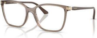 Vogue Eyewear 53mm Square optical glasses in Brown at Nordstrom