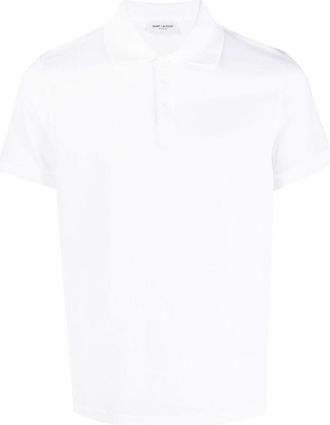 Saint Laurent White Cotton polo shirt