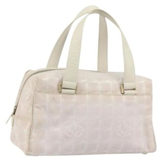 Chanel Pre-owned Vintage Hand Bag - Dames - Pre-owned - Wit - Maat: ONE Size Leer