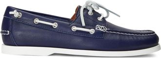 Polo Ralph Lauren Merton leather boat shoes - men - Leather/Rubber/Leather - 10.5 - Blue