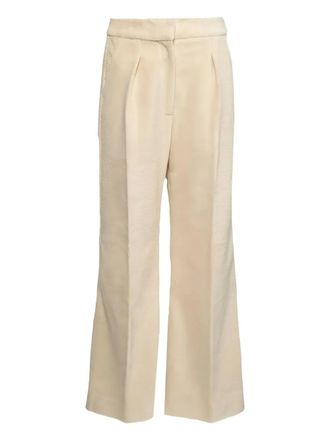 Khaite pleated-front trousers - Neutrals