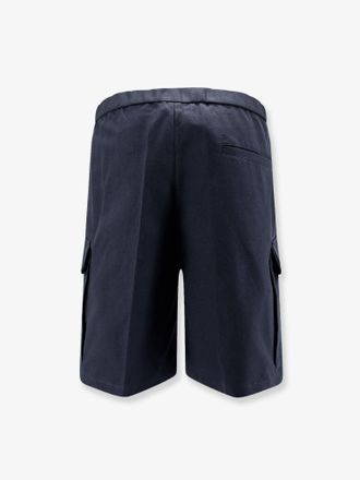 Hev&ograve; Cotton Bermuda Shorts - Blue