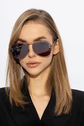 Balmain Capitaine Sunglasses, Unisex, Brown