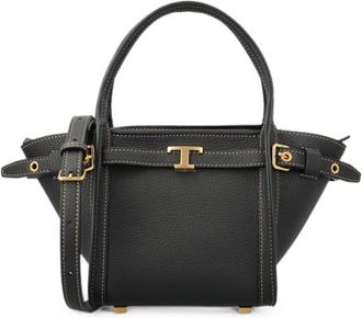 Tod's Brown T Timeless Mini Tote