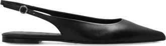 Aeyde Annora Leather Shoe - Dames - Ballerinas - Zwart - 36 EU - Leer - Schoenen