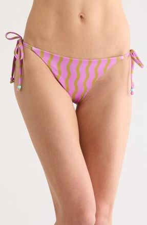 Billabong Sun Fired Reversible Tanga Bikini Bottoms in Moss at Nordstrom Rack, Size X-Large