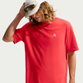 Nike Mens Nike ACG Dri-FIT T-Shirt in Red | IH1306-696