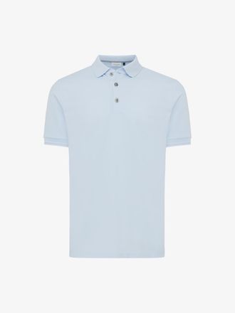 Gentiluomo Button Polo | Lichtblauw