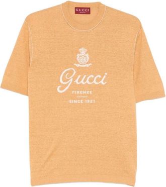 Gucci Short Sleeve Crew-Neck Sweater