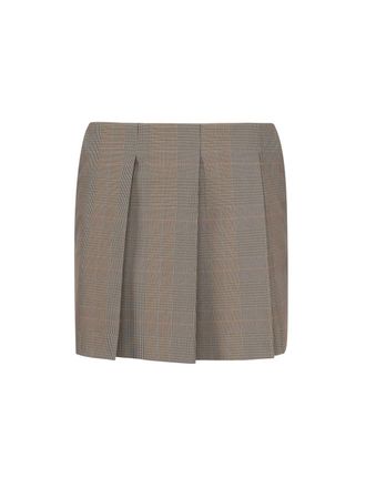 Sportmax Checked Mini Skirt
