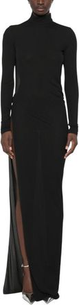Gucci Black Turtle Neck Maxi Dress