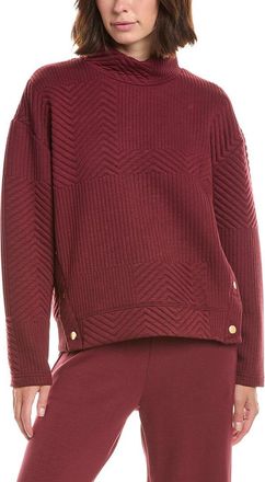 Nanette Lepore Nanette Nanette Lepore Chevron Mock Neck Sweater