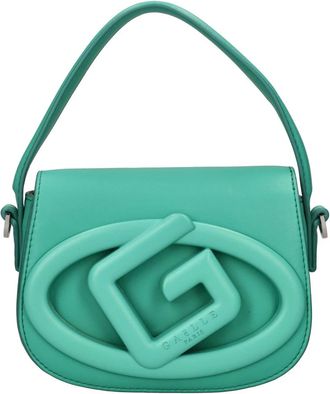 Ga&euml;lle Paris Faux Leather Flap Bag - Dames - Handtassen - Groen - ONE Size - Leer - Tassen