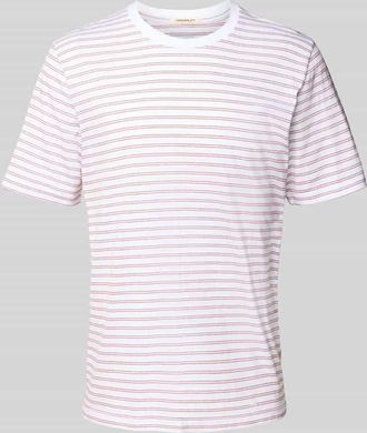 Jack & Jones Jack & Jones T-Shirt mit geripptem Rundhalsausschnitt in Weiss, Gr&ouml;&szlig;e XL