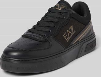 Emporio Armani Sneaker mit Schn&uuml;rverschluss in Black, Gr&ouml;&szlig;e 45