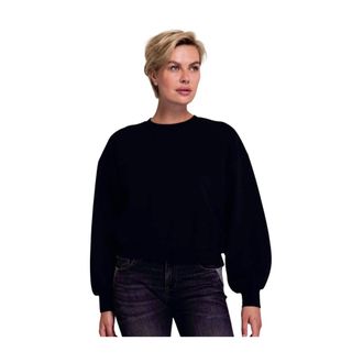 Zhrill Dames, Sweatshirts & Hoodies, Zwart, Maat: L