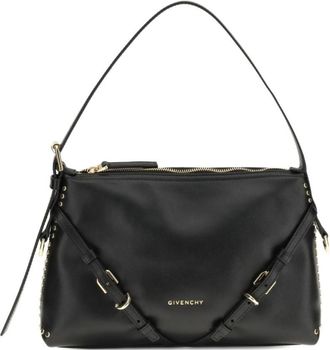 Givenchy Black Voyou Medium Shoulder Bag