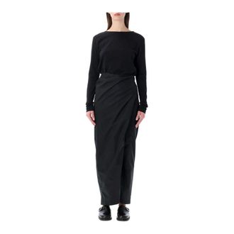 Our Legacy Twisted Dress - Dames - Jurken - Zwart - Maat: S Katoen