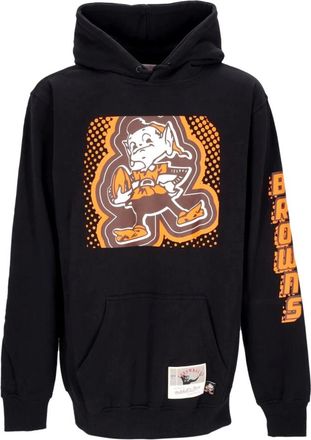 Mitchell & Ness Hombre, Sudaderas, Negro, Talla: S