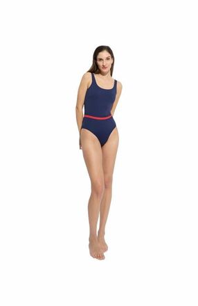 Vilebrequin Womens Solid One-Piece Swimsuit - Vilebrequin X Ines De La Fressange in Bleu Marine at Nordstrom, Size X-Small