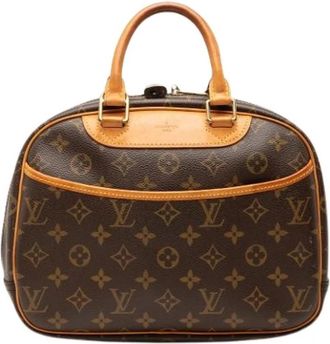 Louis Vuitton Pre-owned Trouville Handtas - Dames - Vintage Handtas - Bruin - ONE Size - Leer - Vintage
