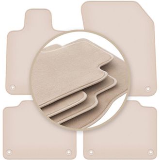 OEM Alfombrillas Premium Beige Para: Volvo V90 Ii Familiar 2016