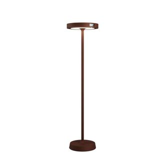Zafferano L&aacute;mpara de pie solar zafferano de 65 w corten 156-113-70 cm