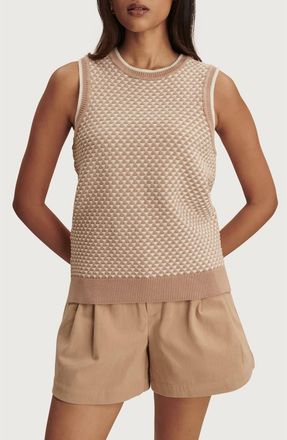 Varley Jenson Sleeveless Sweater in Light Taupe at Nordstrom, Size Xx-Small