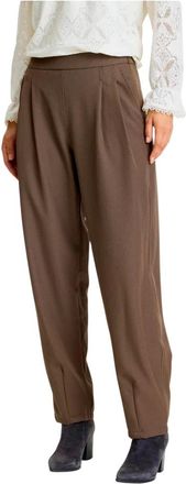 In Front Pantaloni - - Trousers - Donna - Marrone - M