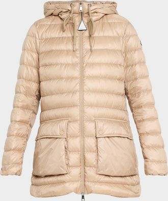 Moncler Jasmin Hooded Short Down Parka