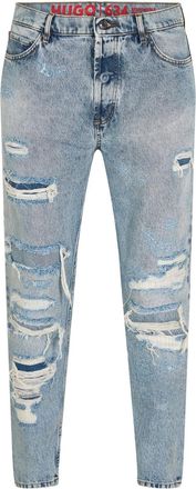 HUGO BOSS Hugo Mens 10256702 01 Slim Fit Jeans in Pastel Blue - Size 29W/32L