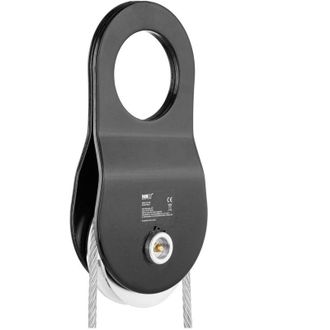 MSW Bike Accessories Polea Con Gancho - 10 T - Di&aacute;metro De La Cuerda 1 Mm - 14 Mm