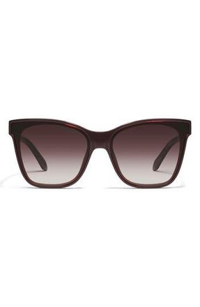 Quay After Party 51mm Square Sunglasses in Dark Chocolate Gradient at Nordstrom Rack