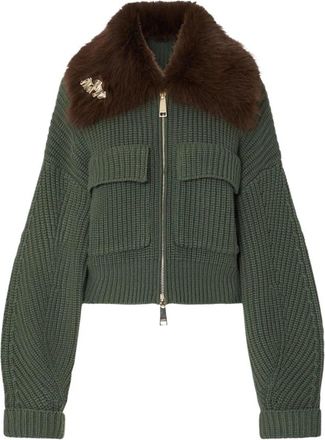 Liu Jo Bomber Maglia Zip - Dames - Jassen - Groen - S - Jassen