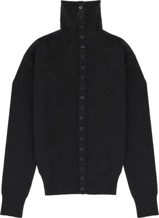 Christophe Lemaire High Collar Cardigan