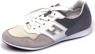 Hogan Olympia Sneaker - Heren - Sneakers - Grijs - 40 EU - Leer - Schoenen