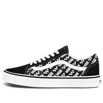 Vans Old Skool Logo Repeat - Black VN0A4U3BTEZ