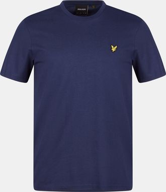 Lyle & Scott Heren T-shirt katoen met logo (Marine)