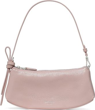 Kate Spade New York loop crinkle patent leather pochette shoulder bag in Morning Beach at Nordstrom