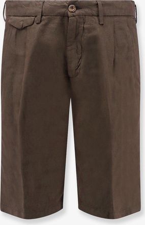 Nugnes Bermuda Modern Fit in lino e cotone - NUGNES 1920 - gender_Man