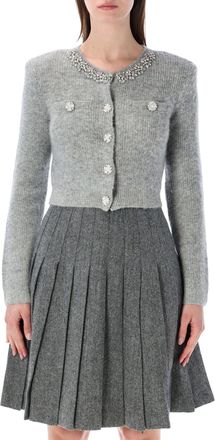 Self Portrait Sweaters Grey