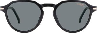 Carrera Polarized Green Grey Oval Unisex Sunglasses CARRERA 314/S 0807/Q3 50