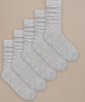 BAM Amazing Bamboo Classic Socks - 5 Pack - UK Size 12-14