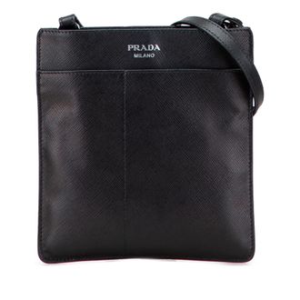 Prada Leren Schoudertas